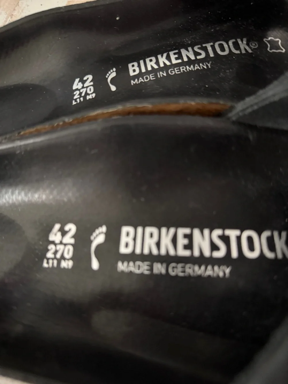 Birkenstock Black Madrid Slip-On Sandals with Silver Buckles - Picture 6 of 6